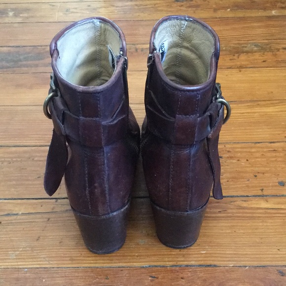 Frye Heeled Boots with Buckle - Picture 4 of 6